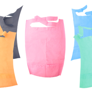 Zahnlätzchen mit Tasche 100St. rosa